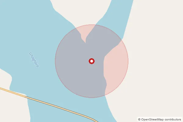 Map showing approximate area covered by Pincode 271825 — Gadamar Kuurd Bo, Bahraich