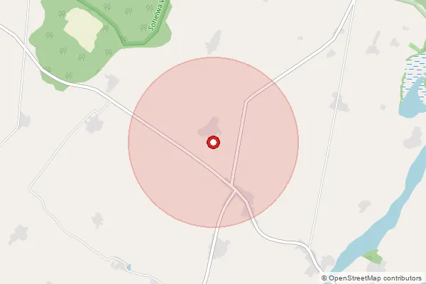 Map showing approximate area covered by Pincode 271840 — Bachkahwa Bo, Shravasti