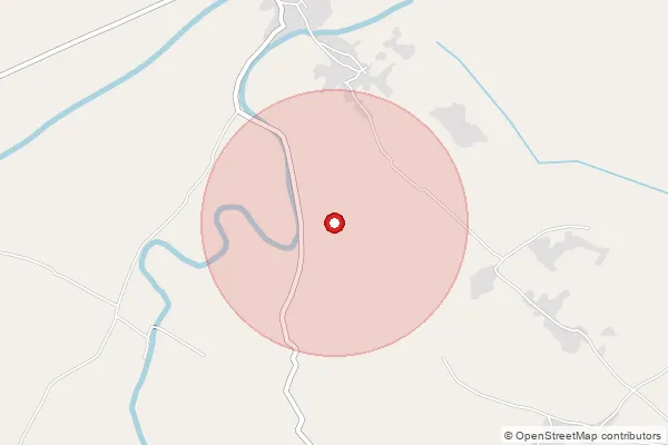 Map showing approximate area covered by Pincode 271882 — Bulbul Newaj Bo, Bahraich
