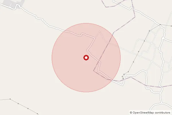 Map showing approximate area covered by Pincode 272125 — Burhi Belhar Bo, Sant Kabeer Nagar