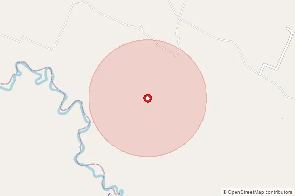 Map showing approximate area covered by Pincode 272148 — Ghosiyari Bzr Bo, Siddharth Nagar