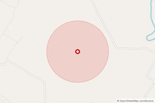 Map showing approximate area covered by Pincode 272153 — Ajgara Bo, Siddharth Nagar