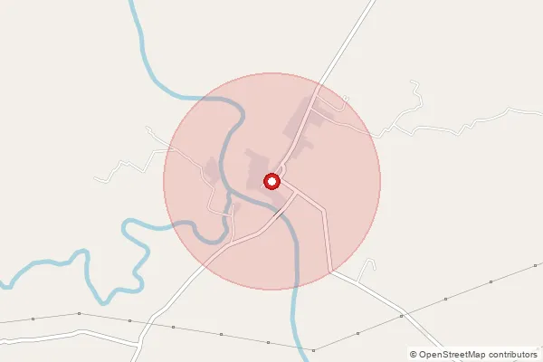 Map showing approximate area covered by Pincode 272171 — Rautapar Bo, Basti