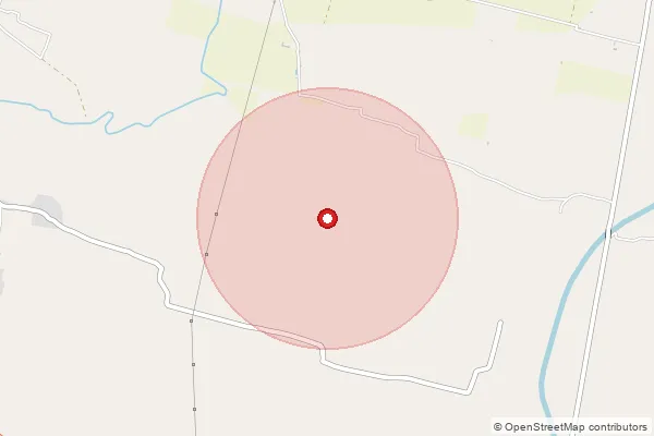 Map showing approximate area covered by Pincode 272195 — Shankarpur Bo, Siddharth Nagar