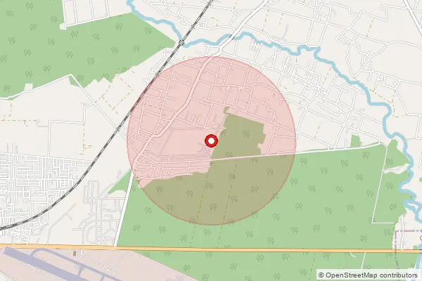 Map showing approximate area covered by Pincode 273002 — Baraipur Bo, Gorakhpur