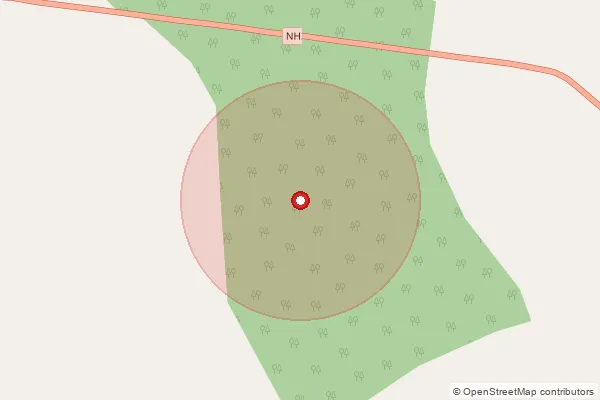 Map showing approximate area covered by Pincode 273014 — Pac Camp So, Gorakhpur