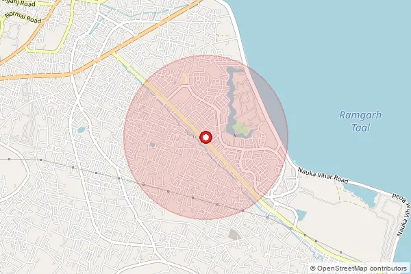 Map showing approximate area covered by Pincode 273017 — Siddharth Enclave So, Gorakhpur