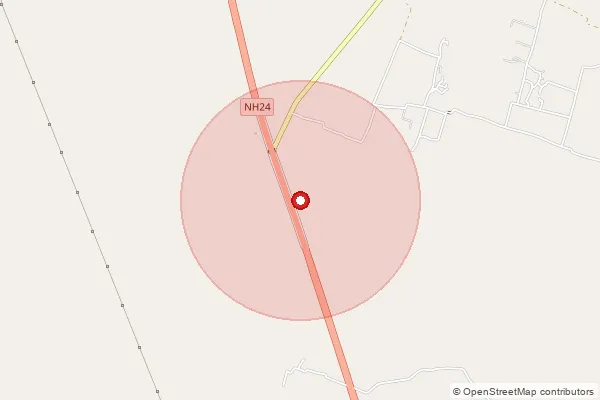 Map showing approximate area covered by Pincode 273411 — Rajgarh Bo, Gorakhpur