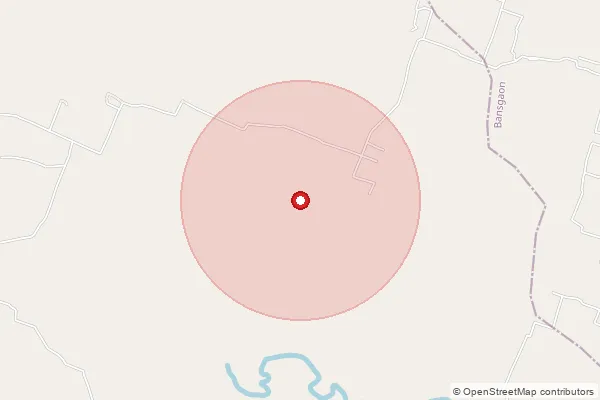 Map showing approximate area covered by Pincode 273412 — Baraipar Bo, Gorakhpur