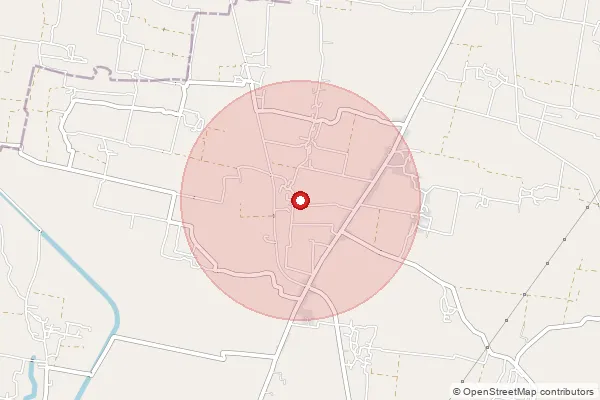 Map showing approximate area covered by Pincode 274303 — Basdila Pandey Bo, Kushi Nagar