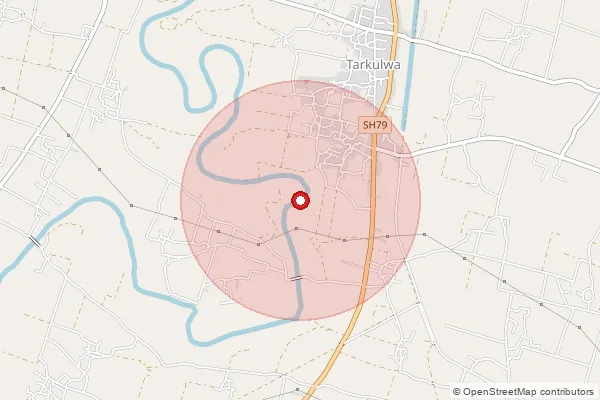 Map showing approximate area covered by Pincode 274408 — Bajaratar Mahuawa Bo, Deoria