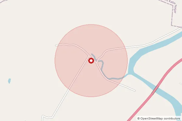 Map showing approximate area covered by Pincode 274603 — Bishunpura Dewar Bo, Deoria