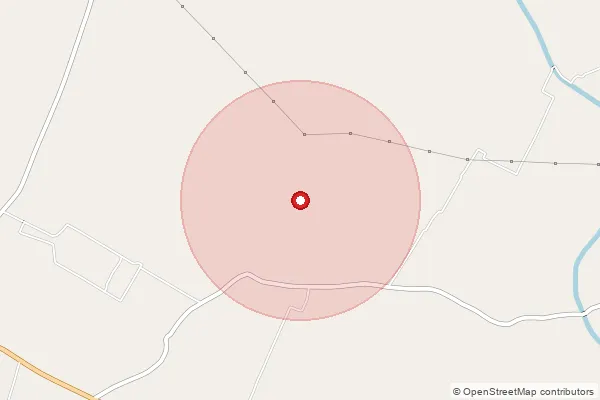 Map showing approximate area covered by Pincode 274705 — Balua Afgan Bo, Deoria