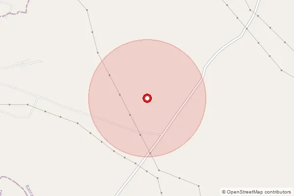 Map showing approximate area covered by Pincode 277302 — Hathaunj Bo, Ballia