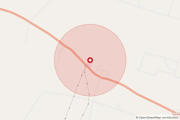 Map showing approximate area covered by Pincode 277303 — Chetankishor Bo, Ballia