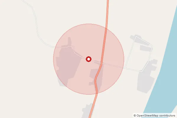 Map showing approximate area covered by Pincode 277504 — Piprakala Bo, Ballia