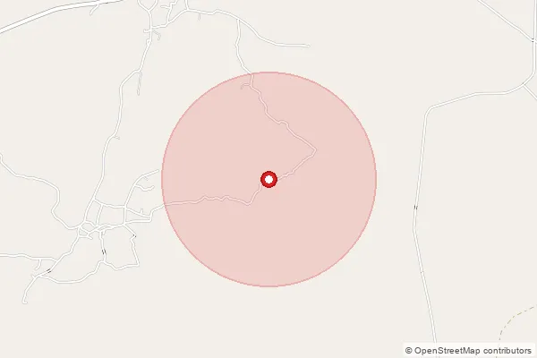 Map showing approximate area covered by Pincode 283203 — Firozabad Ho, Firozabad