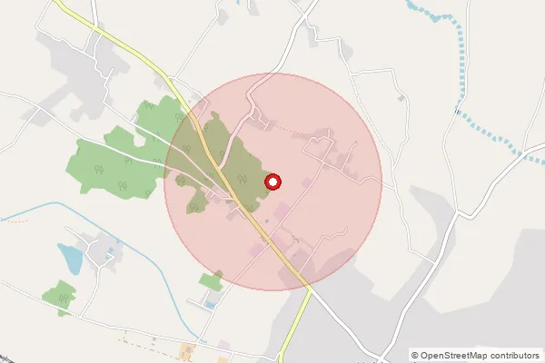 Map showing approximate area covered by Pincode 283206 — Kotla So Firozabad, Firozabad