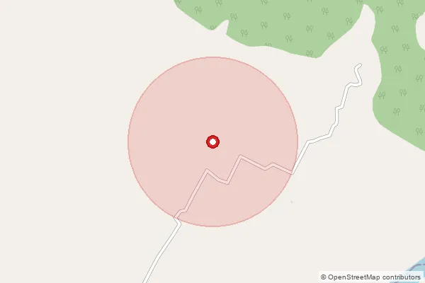 Map showing approximate area covered by Pincode 284203 — Simardha Bo, Jhansi