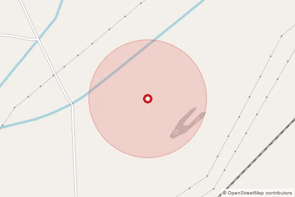 Map showing approximate area covered by Pincode 284303 — Atariya Bo, Jhansi