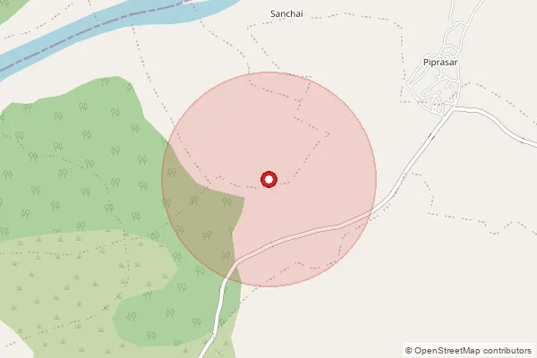 Map showing approximate area covered by Pincode 284403 — Lalitpur Ho, Lalitpur