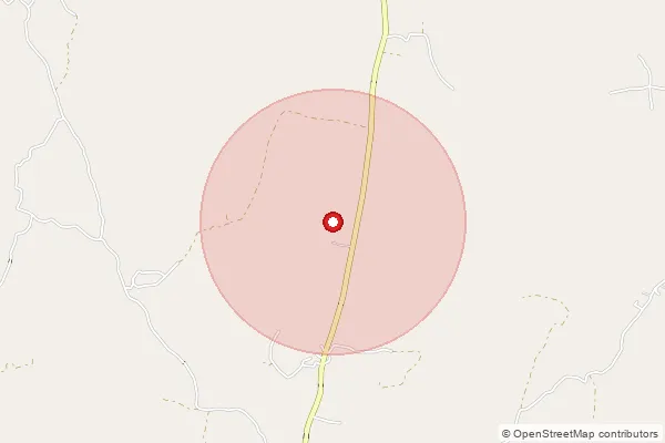 Map showing approximate area covered by Pincode 284404 — Madawra So, Lalitpur