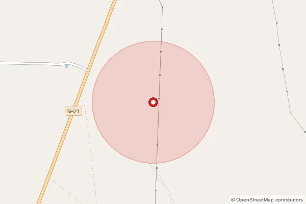 Map showing approximate area covered by Pincode 285128 — Gora Bhoopka Bo, Jalaun