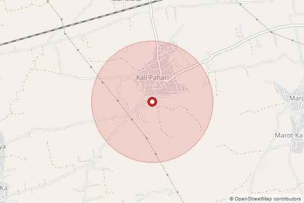 Map showing approximate area covered by Pincode 303002 — Labana Bo, Jaipur