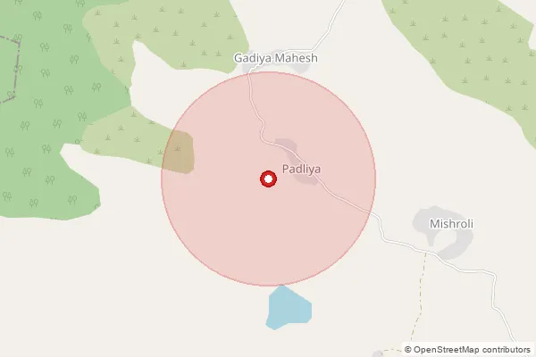 Map showing approximate area covered by Pincode 303005 — Mandi Bo, Jaipur