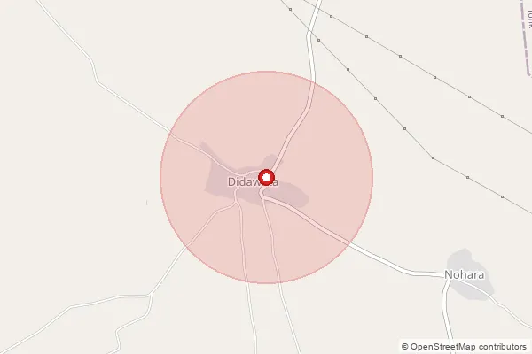 Map showing approximate area covered by Pincode 303006 — Bichi Bo, Jaipur