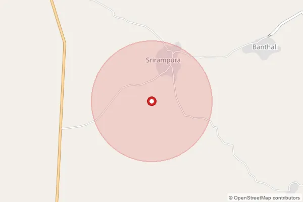 Map showing approximate area covered by Pincode 303348 — Gidhani Bo, Jaipur