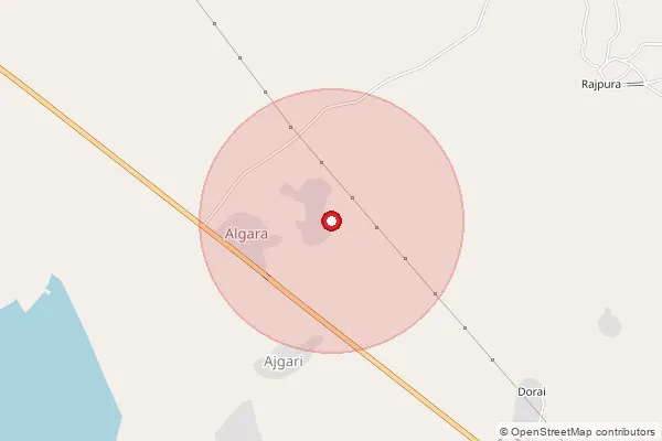 Map showing approximate area covered by Pincode 303604 — Sambhar Lake Ho, Jaipur