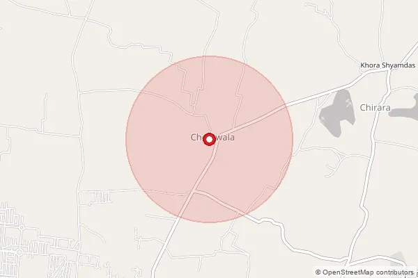 Map showing approximate area covered by Pincode 303704 — Anantpura Bo, Jaipur