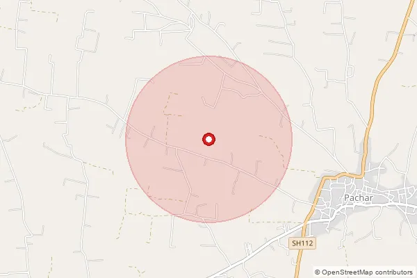 Map showing approximate area covered by Pincode 303706 — Kalwad So, Jaipur