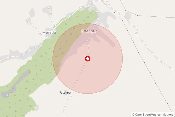 Map showing approximate area covered by Pincode 303803 — Khejroli So, Jaipur