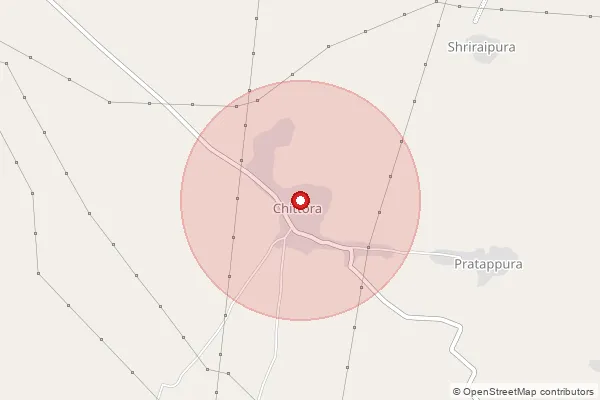 Map showing approximate area covered by Pincode 303904 — Heerapura Bo, Jaipur