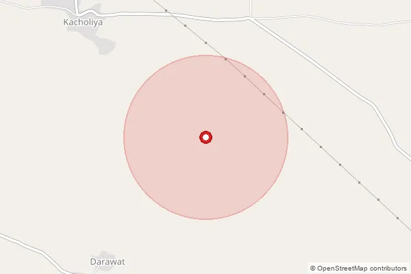 Map showing approximate area covered by Pincode 304503 — Antoli B.O, Tonk