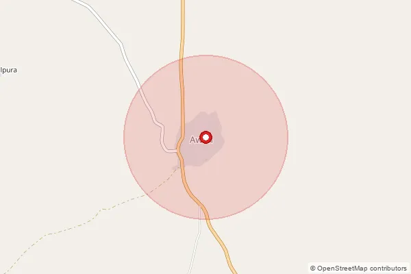 Map showing approximate area covered by Pincode 304802 — Banthali B.O, Tonk