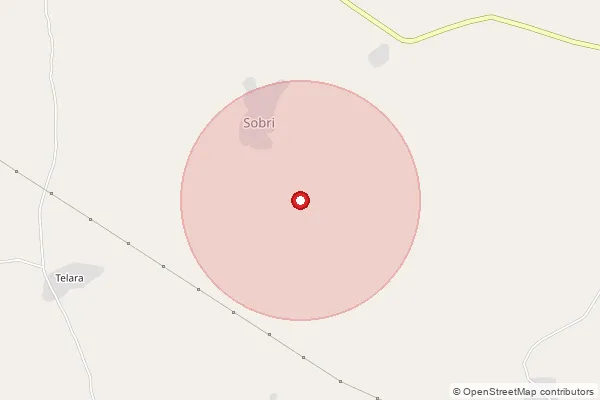 Map showing approximate area covered by Pincode 305622 — Khayda B.O, Ajmer