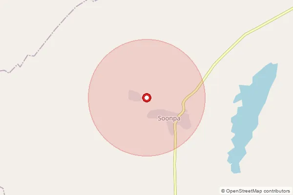 Map showing approximate area covered by Pincode 305625 — Jalia  Ii S.O, Ajmer