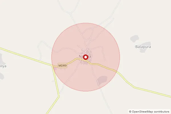 Map showing approximate area covered by Pincode 305628 — Surkhand B.O, Ajmer