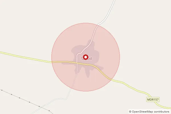 Map showing approximate area covered by Pincode 305819 — Karkeri S.O, Ajmer