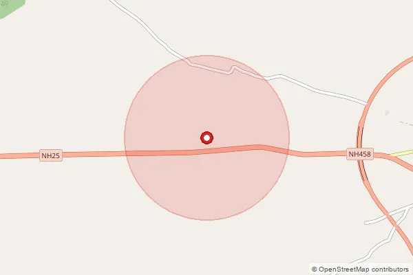 Map showing approximate area covered by Pincode 306302 — Deoria B.O, Pali