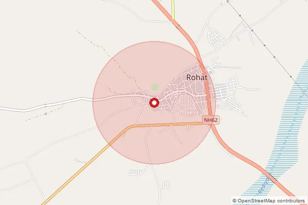 Map showing approximate area covered by Pincode 306421 — Bayad B.O, Pali