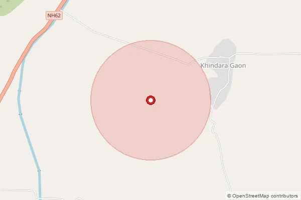 Map showing approximate area covered by Pincode 306502 — Bagol B.O, Pali