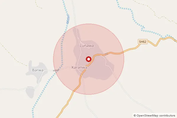 Map showing approximate area covered by Pincode 306706 — Barwa B.O, Pali