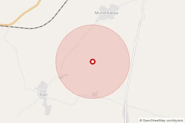 Map showing approximate area covered by Pincode 312204 — Bhoopal  Nagar B.O, Chittorgarh