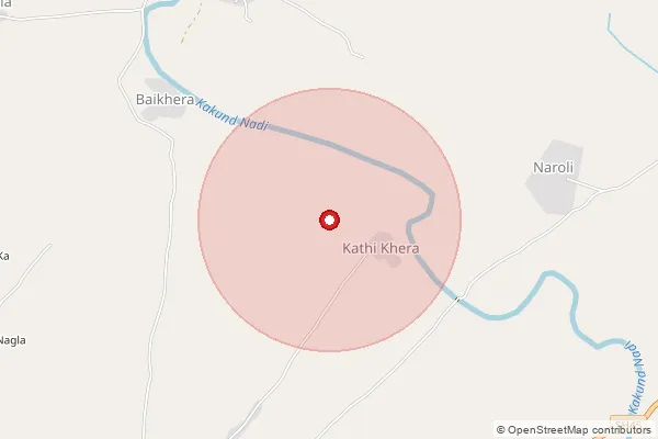 Map showing approximate area covered by Pincode 321410 — Sadpura Bo, Bharatpur