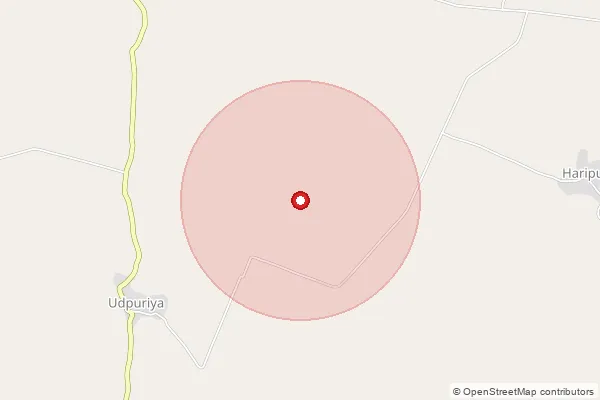 Map showing approximate area covered by Pincode 325203 — Choma Malian B.O, Kota