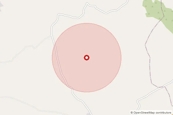 Map showing approximate area covered by Pincode 327603 — Balawara B.O, Banswara